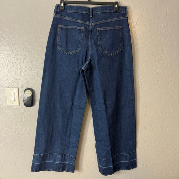 Gap High Stride Wide-Leg Ankle Jeans 33/16T, 740077 - Picture 2 of 5